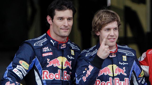 If only ... Mark Webber believes a shoulder injury harmed his chances of pipping Sebastian Vettel.