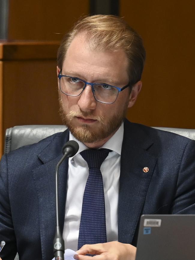 Opposition home affairs spokesman James Paterson. Picture: NewsWire / Martin Ollman