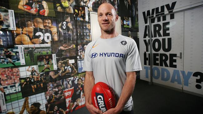 New Carlton fitness boss Andrew Russell at Princes Park. Picture: Michael Klein