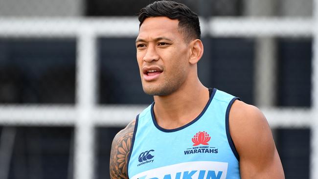 Israel Folau won’t be playing on the wing under Michael Cheika.