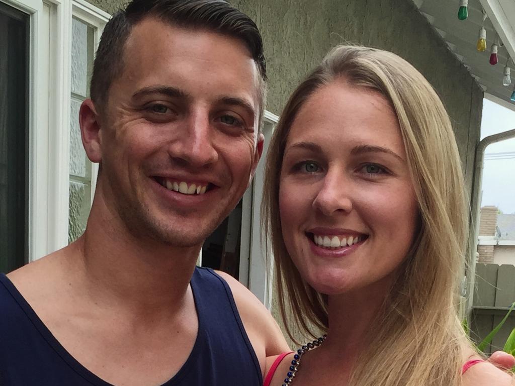 Denise Huskins and boyfriend Aaron Quinn. Picture: Netflix