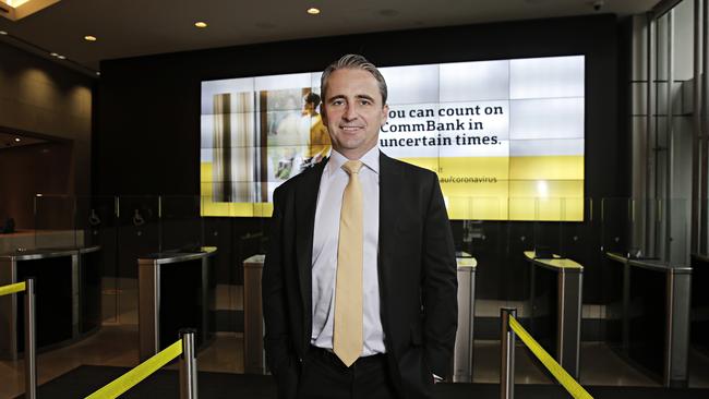 CBA boss Matt Comyn says the bank’s strong position means it can support customers.