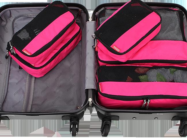 in travel suitcase