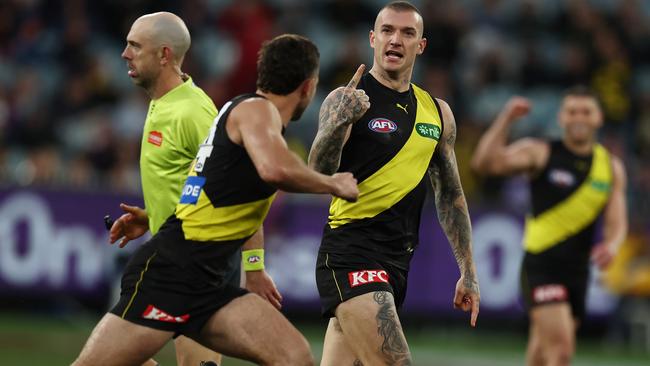 Dustin Martin has put together a strong six weeks. Picture: Michael Klein