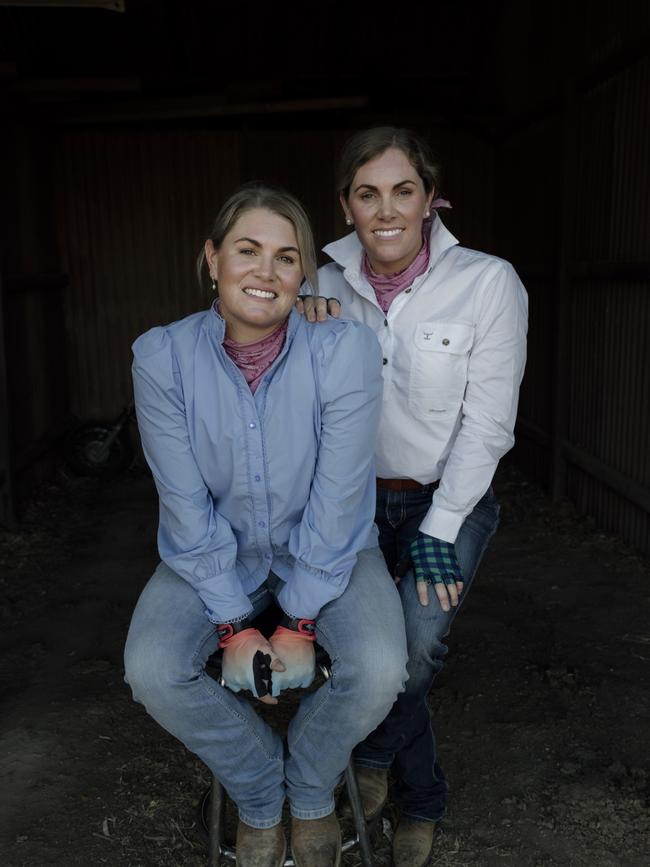 Owners of FarmHer Hands Angie Nisbet and Shona Larkin.