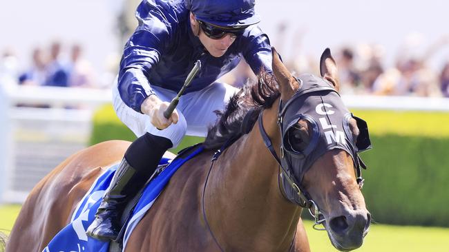 James McDonald on Acrobat wins the Inglis Nursery. Picture: Mark Evans/Getty