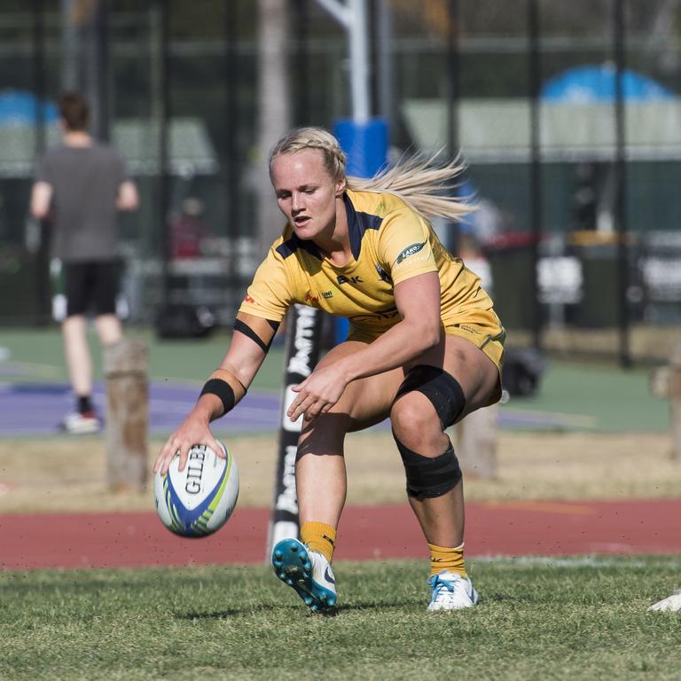 Action from the opening weekend of the Aon Rugby Sevens. Picture: CAVAN FLYNN