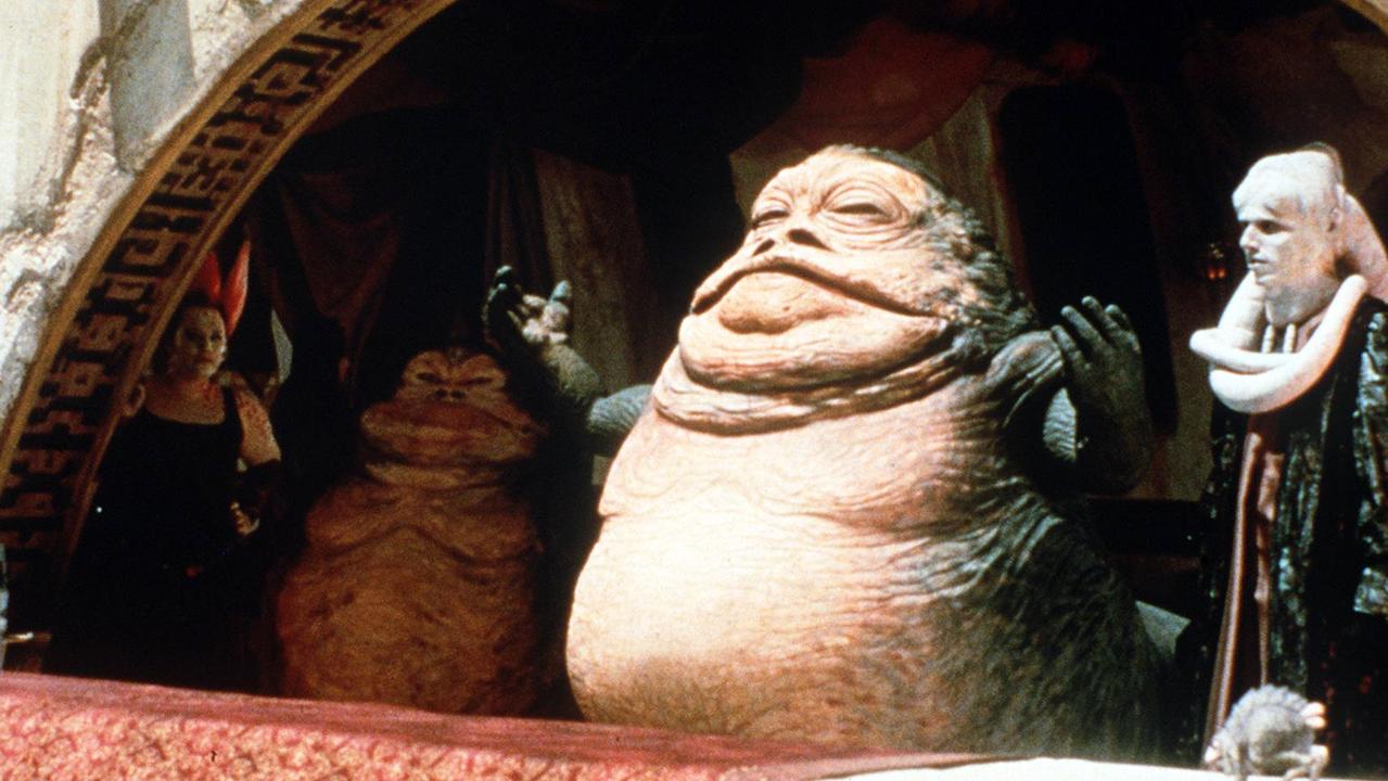 Galaxy gangster Jabba the Hutt in scene from Star Wars film "The Phantom Menace". Picture: News Corp Australia