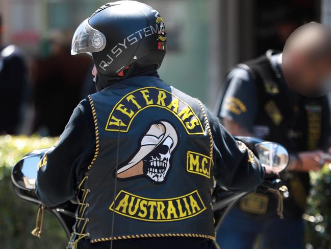 The Veterans Motorcycle club members are not linked to OMCGs. Picture: AAP