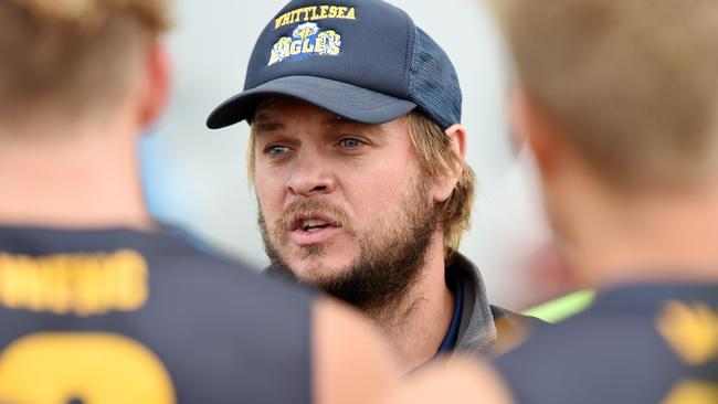 Whittlesea coach Jim Atkins will step down at the end of 2018 Picture: Josie Hayden.