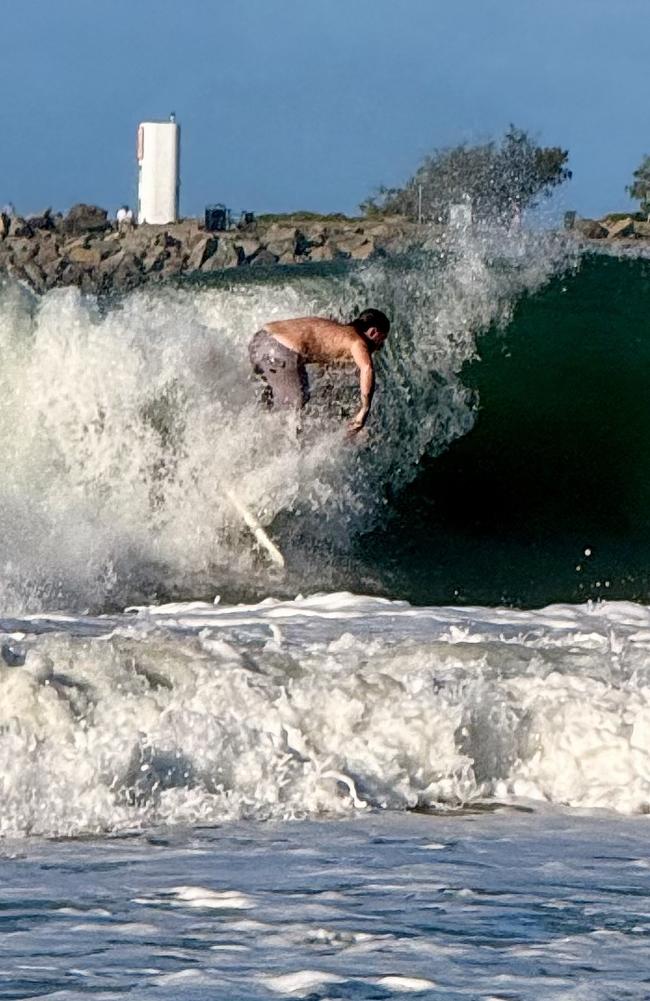 Board riders didn’t last on the waves for too long. Photo: Mark Furler