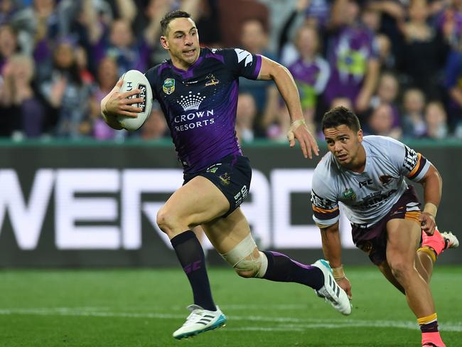 After two injury-riddled seasons, Billy Slater has proved why he is still the game’s best fullback. Picture: AAP Image/Julian Smith