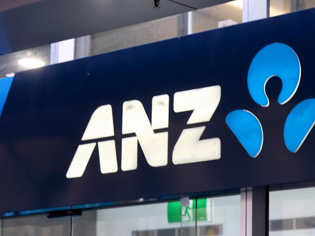 ADELAIDE, AUSTRALIA - NewsWire Photos 4, august, 2023:  Generics of ANZ bank signs in Adelaide. Picture: NCA NewsWire / Kelly Barnes