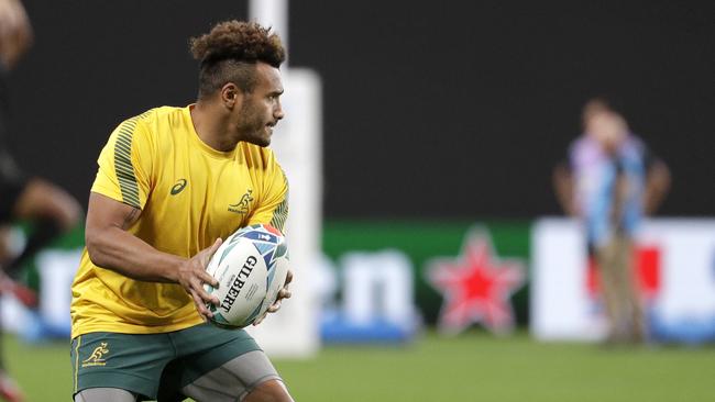 Veteran Will Genia has been recalled to the Wallabies’ starting line-up for Sunday’s clash with Wales. Picture: AP