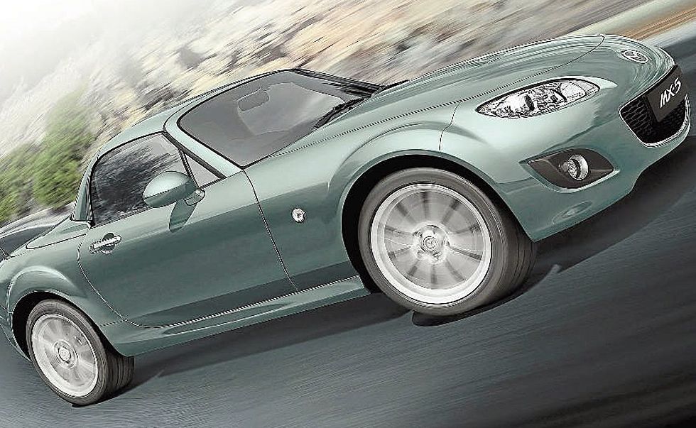 The Mazda MX5 Roadster Coupe's direct response steering allows the car to soar. Picture: Contributed