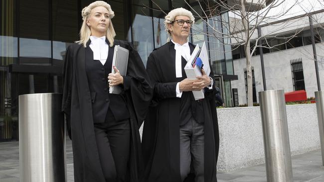 Crown Prosecutor Shane Drumgold and his junior counsel Skye Jerome. Picture: NCA NewsWire / Gary Ramage