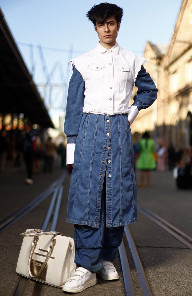 Cem Sarigul at Australian Fashion Week 2025 at Carriageworks in Everleigh. Picture: Jonathan Ng