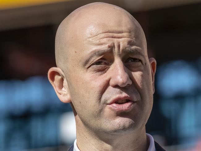 NRL CEO Todd Greenberg at the launch of NRL Magic Round at Suncorp Stadium, Brisbane, Sunday, June 17, 2018. Brisbane's Suncorp Stadium will host an entire NRL round next season in a first for the code. (AAP Image/Glenn Hunt) NO ARCHIVING