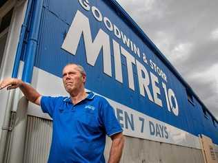 DARK TIMES: Goodwin and Storr Mitre 10 owner John Storr warned the potential arrival of Bunnings to the Lockyer Valely could be the death-knell for his business. Picture: DOMINIC ELSOME