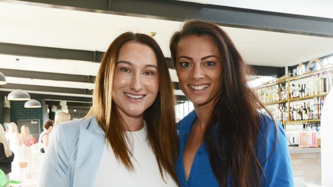 Katie Barton and Katy Bampton at GC Girls in Business She E-O at The Aviary, Southport Sharks. Pic: Regina King