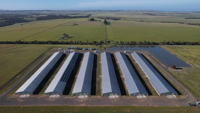 Somerset Poultry also offers water security through reliable access from Barwon Water mains (via a private main), the Barwon River, bore water, and extensive on-farm dam storage of about 50ML.