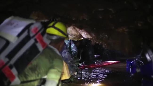 New video shows details of the Thai Cave rescue