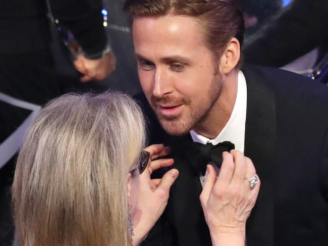 LOS ANGELES, CA - JANUARY 29: Actor Ryan Gosling during The 23rd Annual Screen Actors Guild Awards at The Shrine Auditorium on January 29, 2017 in Los Angeles, California. 26592_021 (Photo by Richard Heathcote/Getty Images for TNT)