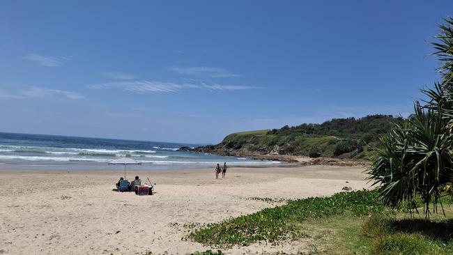 The picture perfect Emerald Beach where missing teenager 17-year-old Jacob Partridge was last seen at 11pm on Friday, December 6.