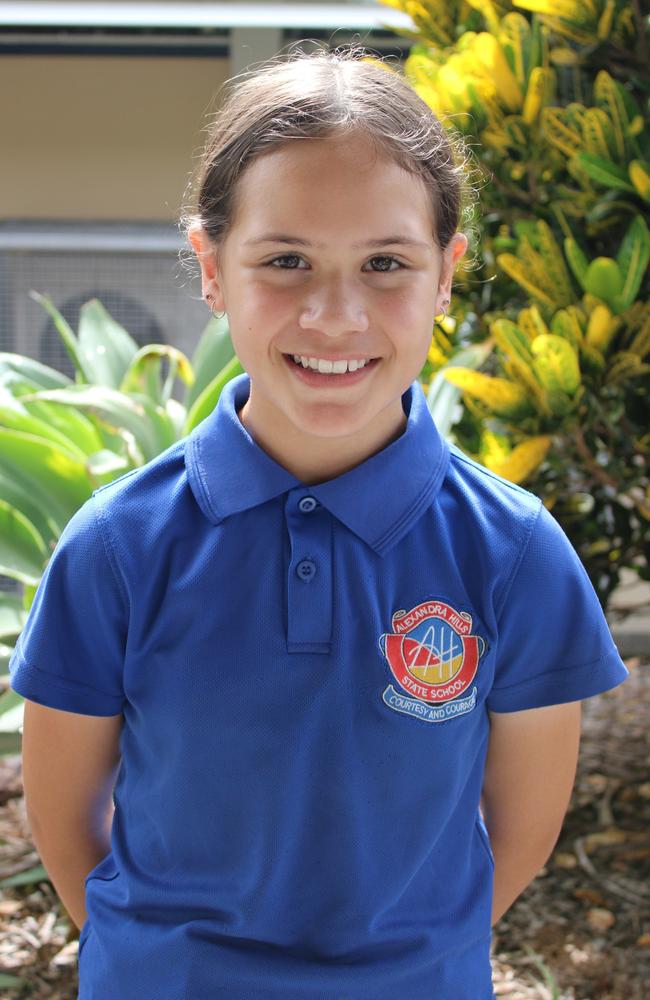 Emily Lowery, Alexandra Hills State School 2024 captain. Picture: Contributed