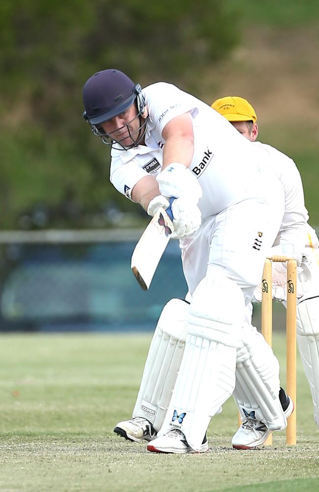 GCA1 prelim: Grovedale v East Belmont. Sean O'Neill. Batting for East Belmont.