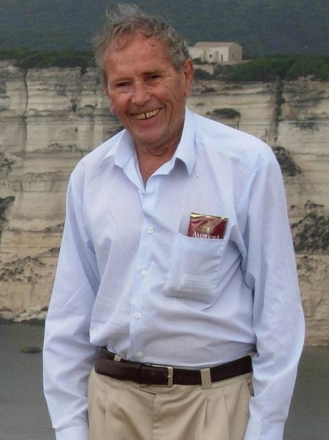 Bob Chappell on holiday in 2008. Picture: Supplied