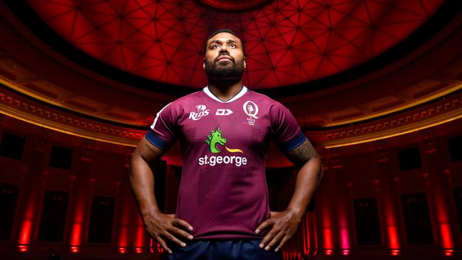 Queensland Reds gun Samu Kerevi is the most reliable player in the team’s backline. Picture: AAP Image/Darren England