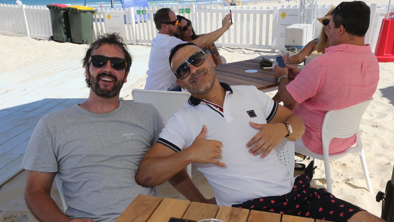 People attending the opening of The Kurrawa Beach Club at Kurrawa Terrace Beachfront. Pic Mike Batterham