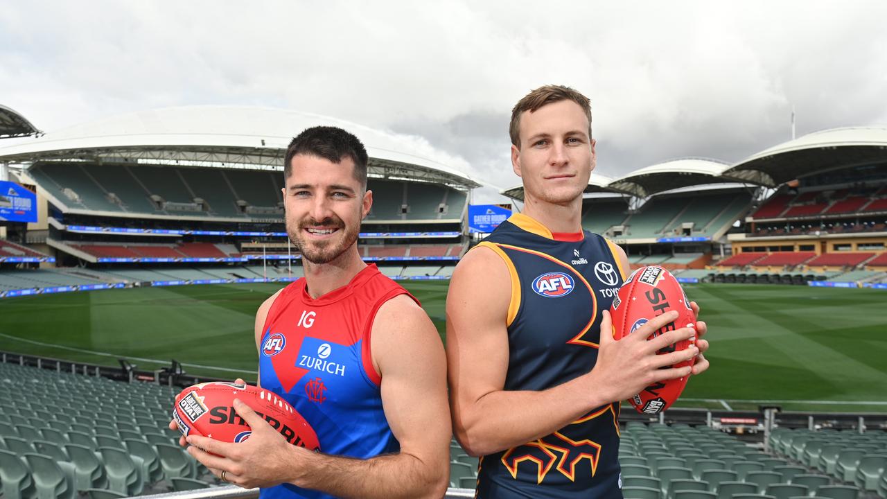 Adelaide and Melbourne kick off Gather Round. Picture: Keryn Stevens