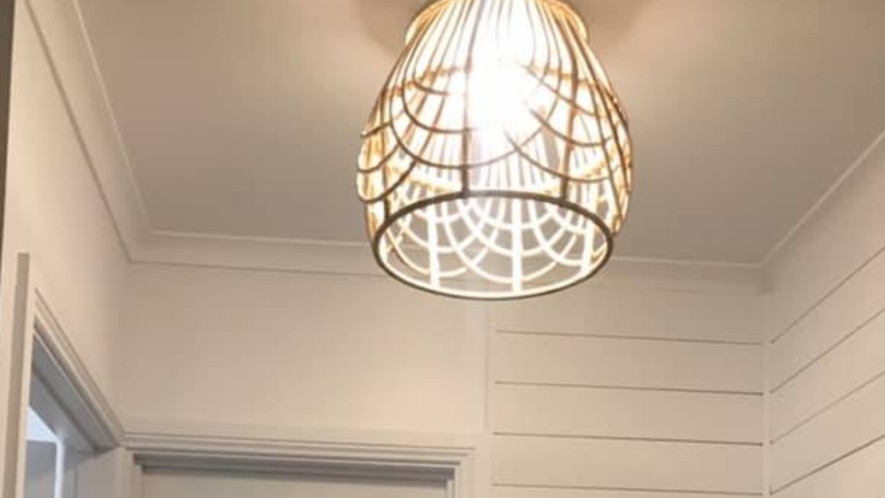 Bunnings store rattan light