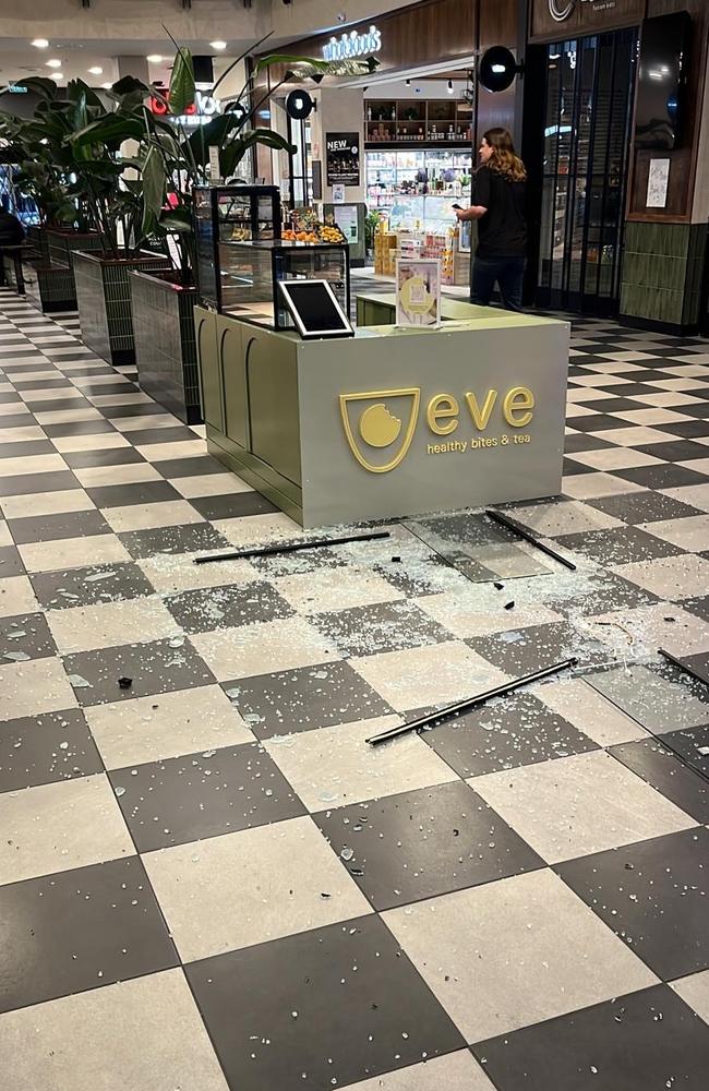 Eve Healthy Bites and Tea cafe was targeted on Tuesday night by a woman previously booted out for trying to shoplift.