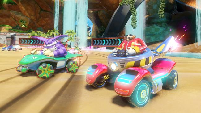 Sonic Racing video game screen shot for Screen tech pages.