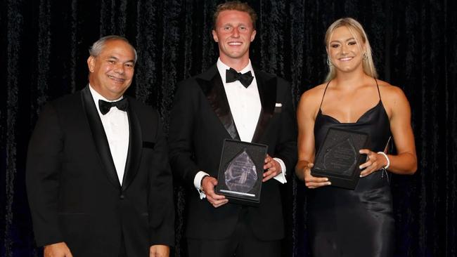 Gold Coast 2022 Sports Awards: Mayor’s choice winners Maddison Levi and Elijah Winnington. Picture: Supplied