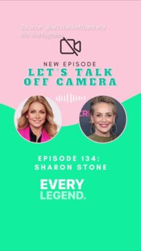 Sharon Stone looks back on her career in new podcast