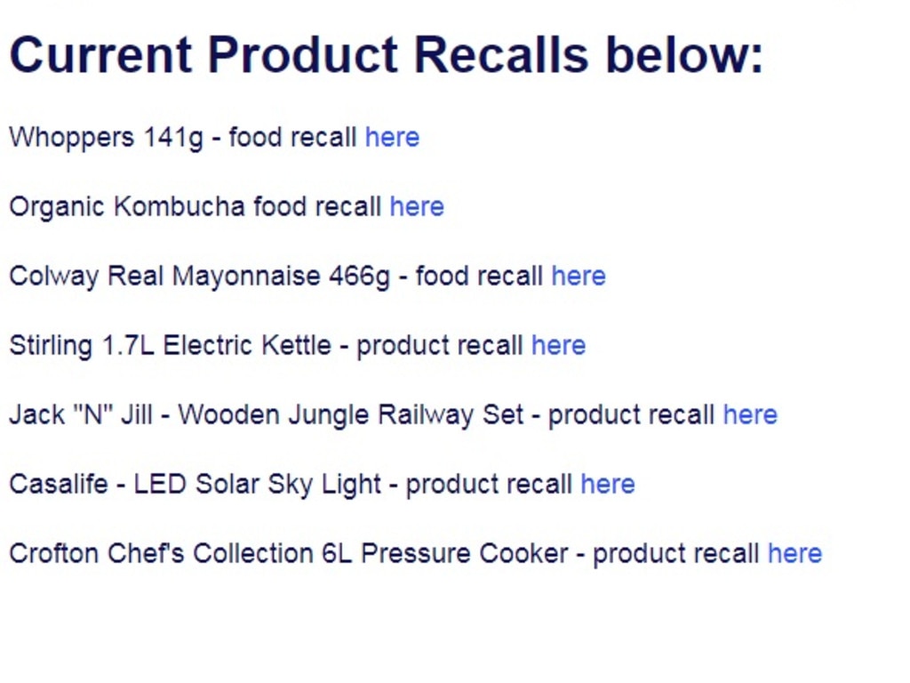 Aldi's website doesn't include the almonds in their current list of product recalls. Picture: Aldi