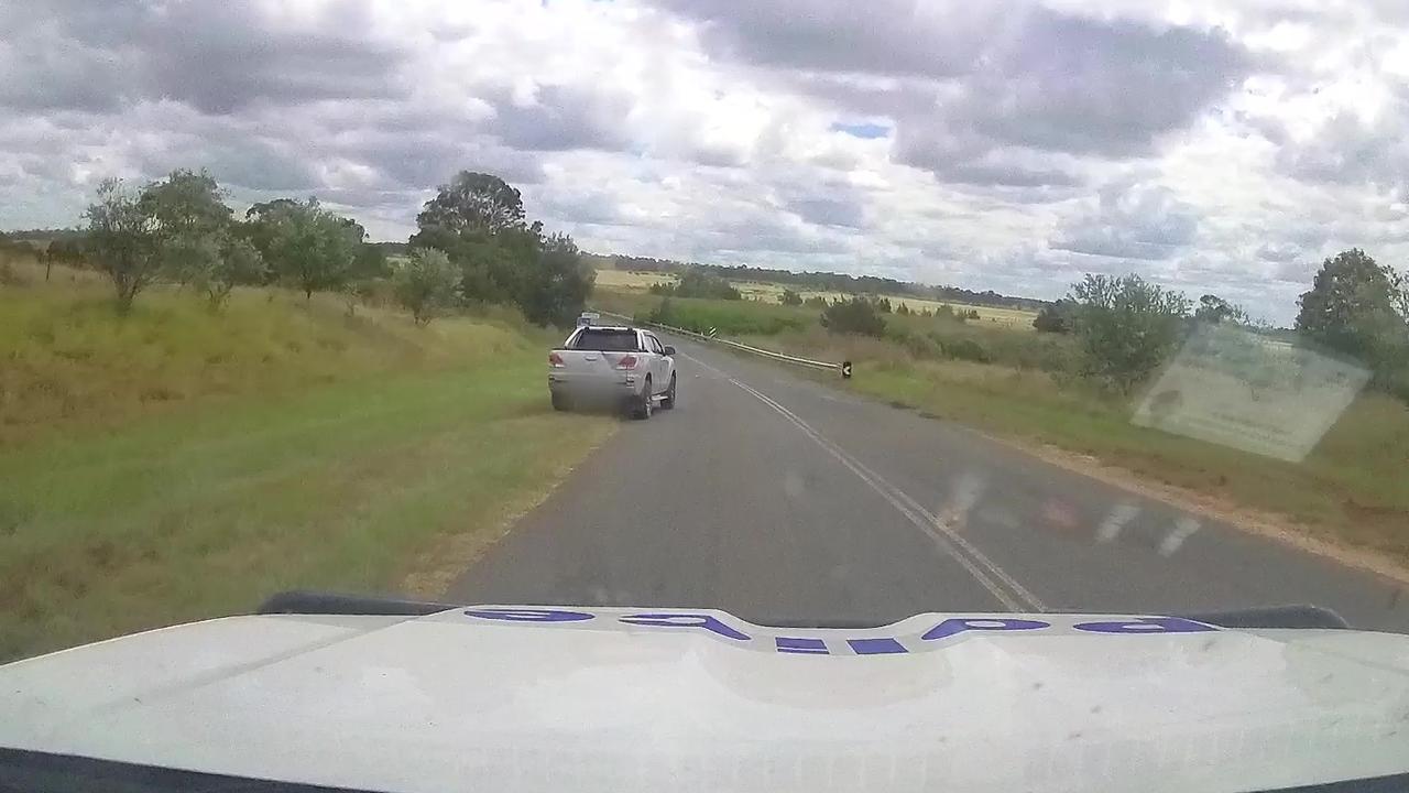 Karen Quickenden suffered a stroke behind the wheel, with fast-thinking Kingaroy police stepping up to save her life.