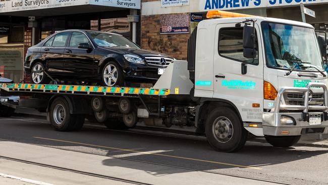 Retrieving your impounded vehicle will cost $361. Picture: Mark Dadswell