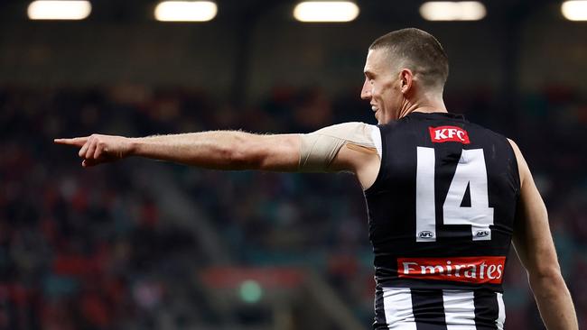 Darcy Cameron was one of the best for Collingwood. (Photo by Michael Willson/AFL Photos via Getty Images)