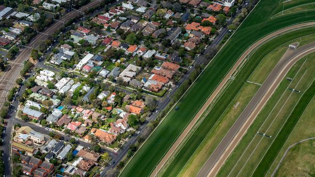 Caulfield Racecourse.