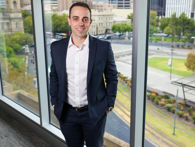 Chris Franco, financial planner with leading firm William Buck, is not surprised his profession is in high demand. Picture: Russell Millard