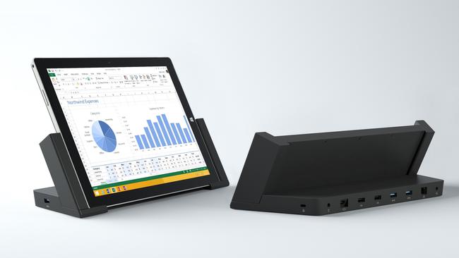 The Microsoft Surface Pro 3 docking station.