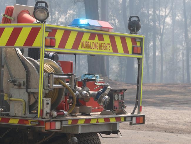 Crews from across NSW are responding to the Gospers Mountain fire front. Picture: Jake McCallum