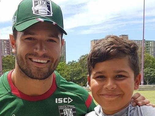 DT Sport. Souths young gun Braidon Burns and his younger brother Dray Burns, 15.