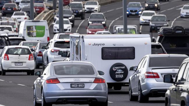 Melburnians are able to travel to regional Victoria after lockdown restrictions eased. Picture: David Geraghty.