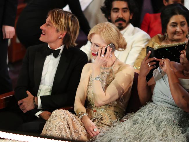 Musician Keith Urban and actor Nicole Kidman attend the 89th Annual Academy Awards at Hollywood in 2017. Picture: Christopher Polk/Getty